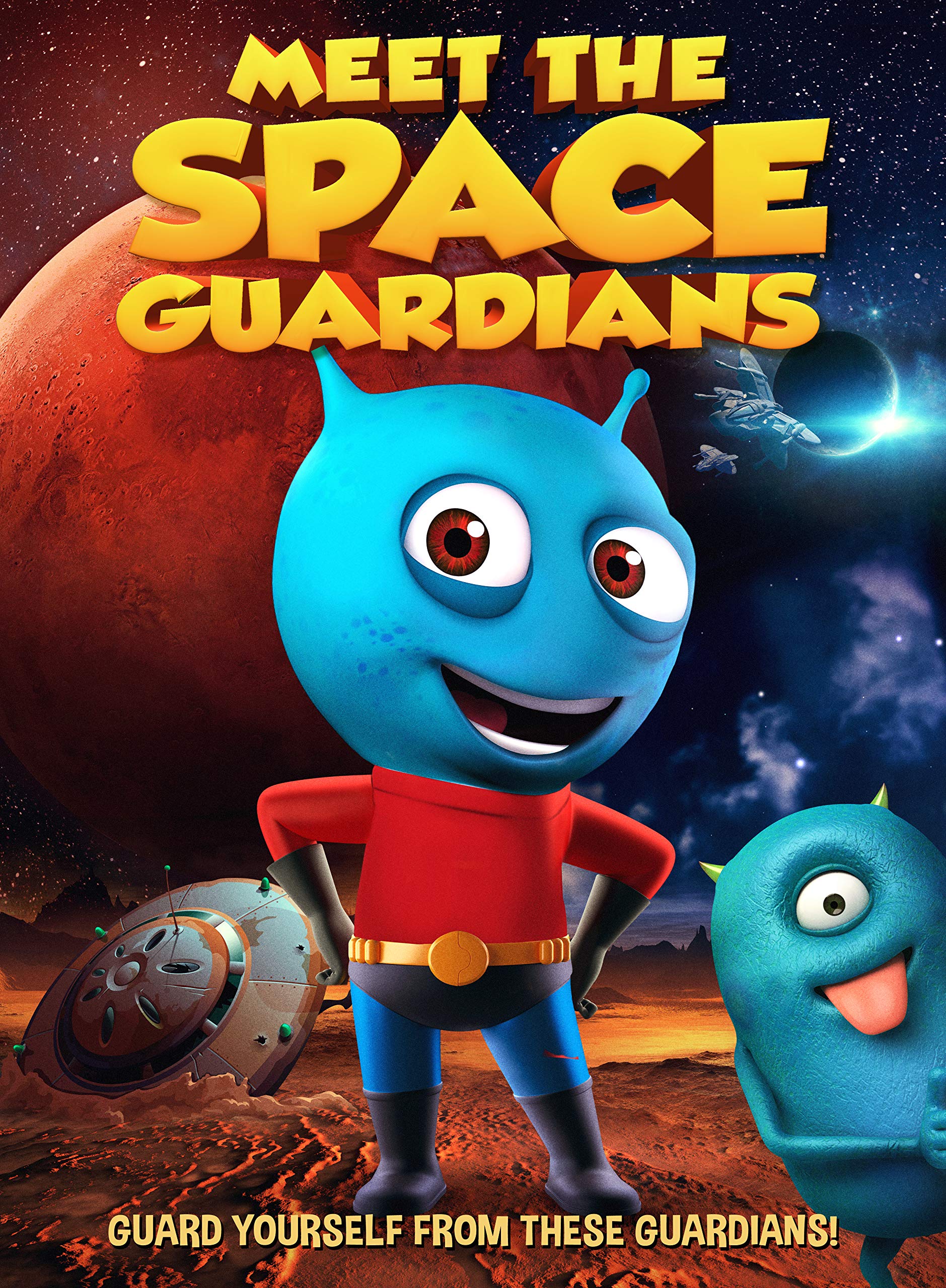 Meet The Space Guardians DVD Película en Disco Óptico Original USA