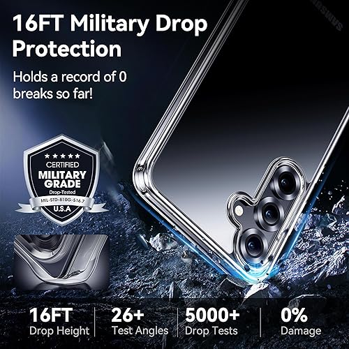 Miniatura 2 de CASEKOO Funda oficial original para Samsung Galaxy S24 Plus protección militar contra caídas de 10 pies tecnología antimanchas delgada mate