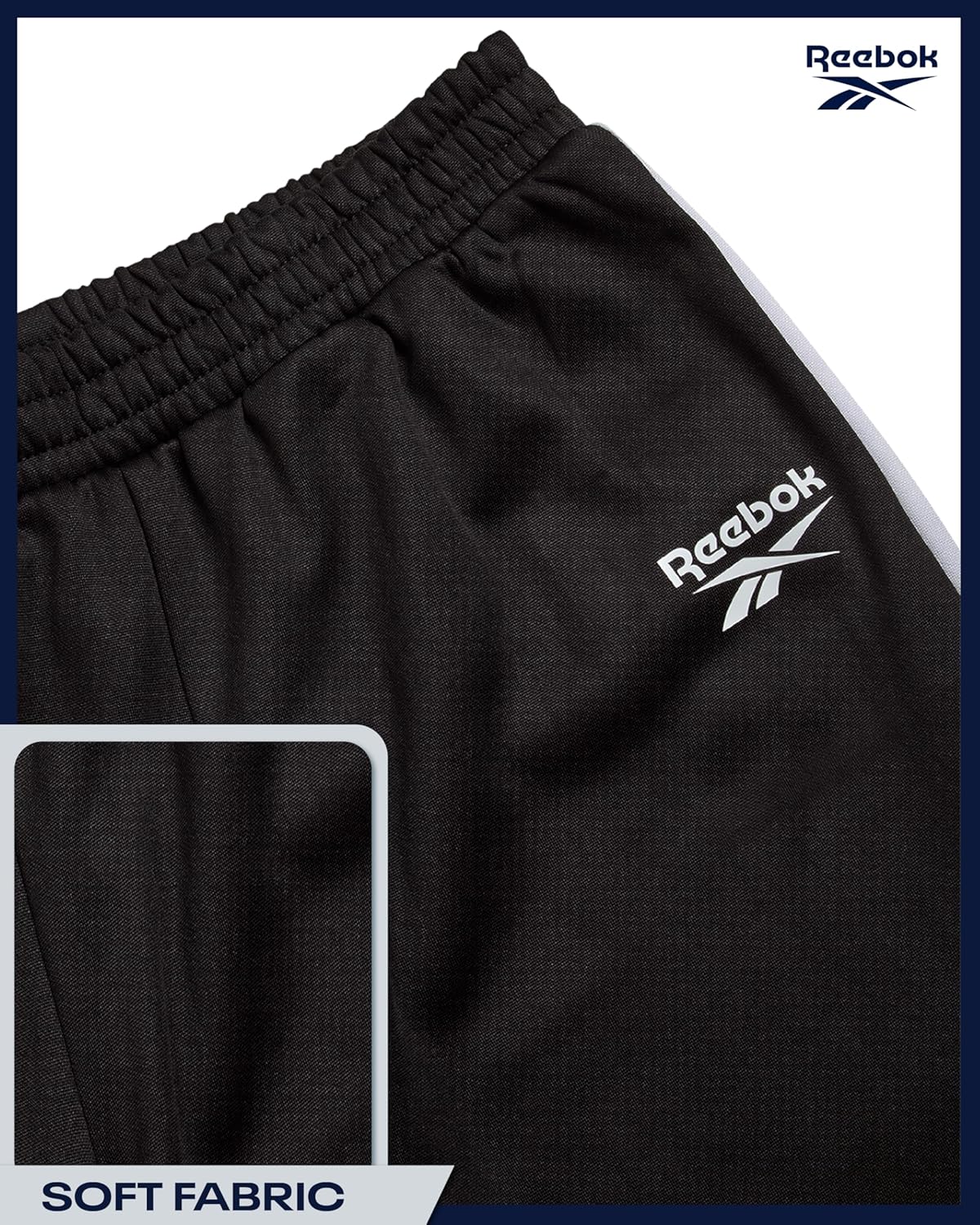 Reebok Boys Sweatpants - Active Performance Tricot Boys Joggers Athletic Pants with Elastic Waistband (Sizes Run Small) - Image 4