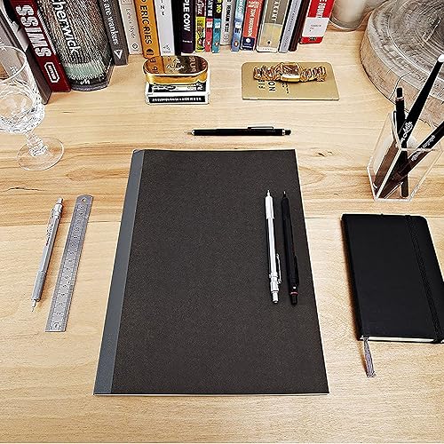 Miniatura 6 de Lápiz mecánico retráctil rOtring 800, 0.02 pulgadas, barril negro, Plateado (Silver Barrel)