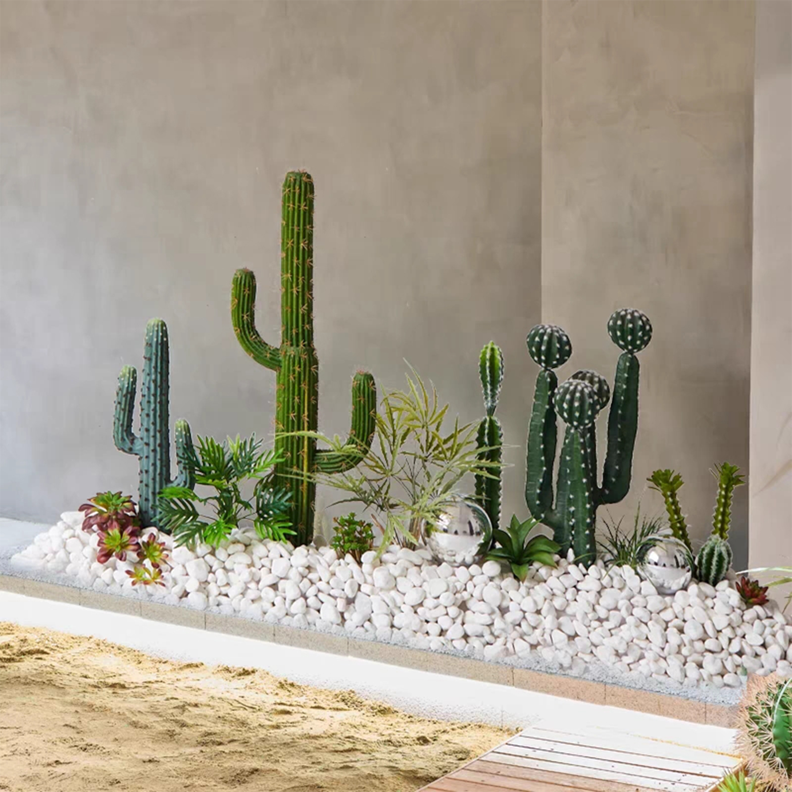Amazon.com: FANTIAN 40 lbs White Stones for Garden, 1-2 Inch