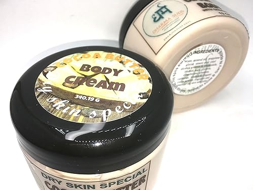 Miniatura 4 de Crema corporal hidratante de manteca de cacao 12 oz piel seca especial con cacao en polvo orgánico