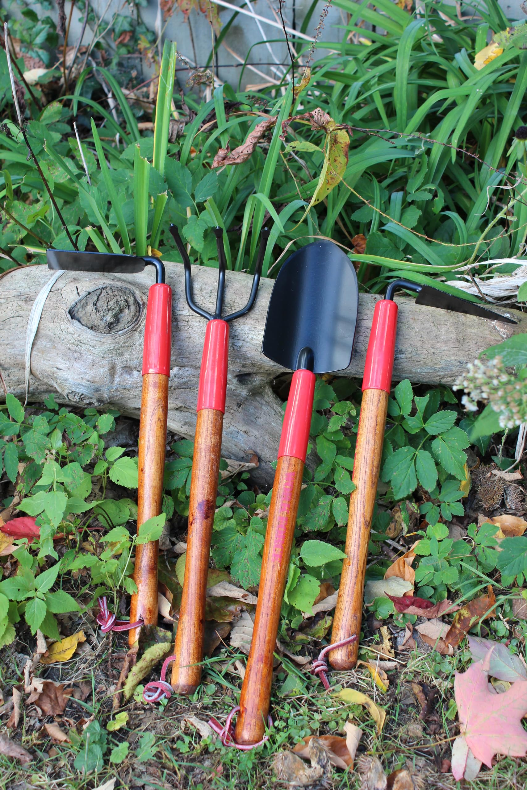 Emsco Group 1666-1 15 Pulgadas Forjado 3 Dientes cultivador Miniatura Herramientas de jardinería, Madera