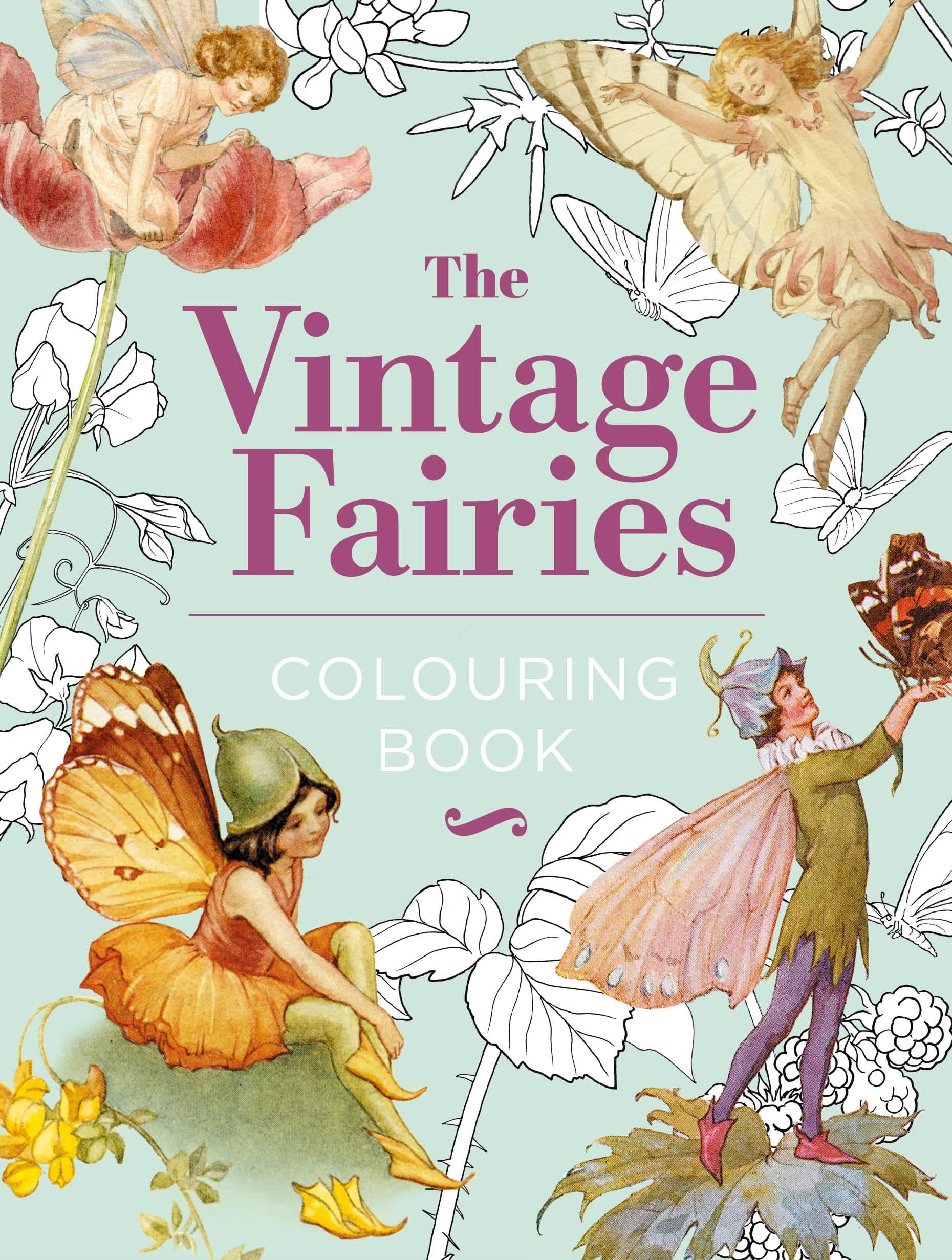The Vintage Fairies Colouring Book HARDBACK 9781398849426