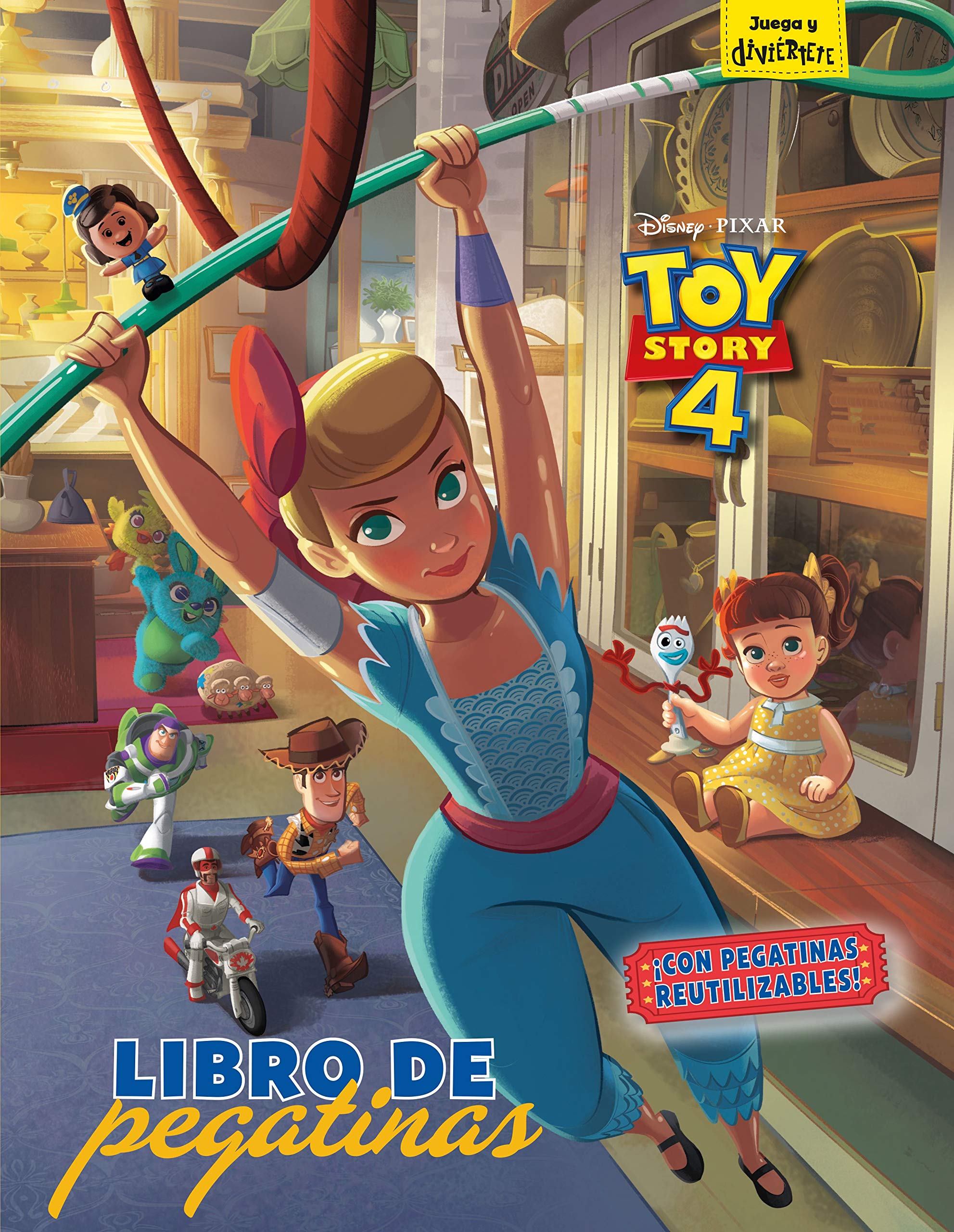 Toy Story 4. Libro de pegatinas: Con pegatinas reutilizables (Disney. Toy Story 4)