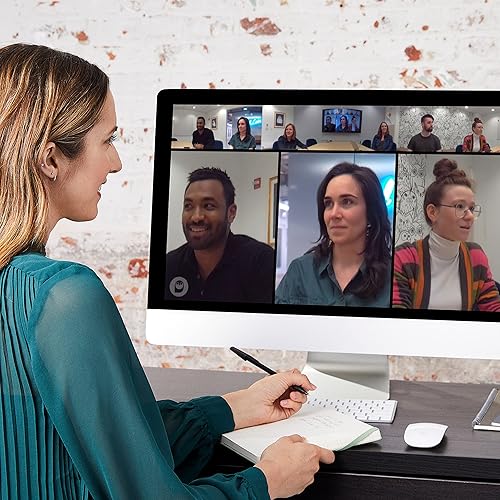 Miniatura 6 de Refurbished Meeting Owl 3-360 grados, cámara inteligente de videoconferencia HD de 1080p, micrófono y altavoz (enfoque automático del altavoz y zoom