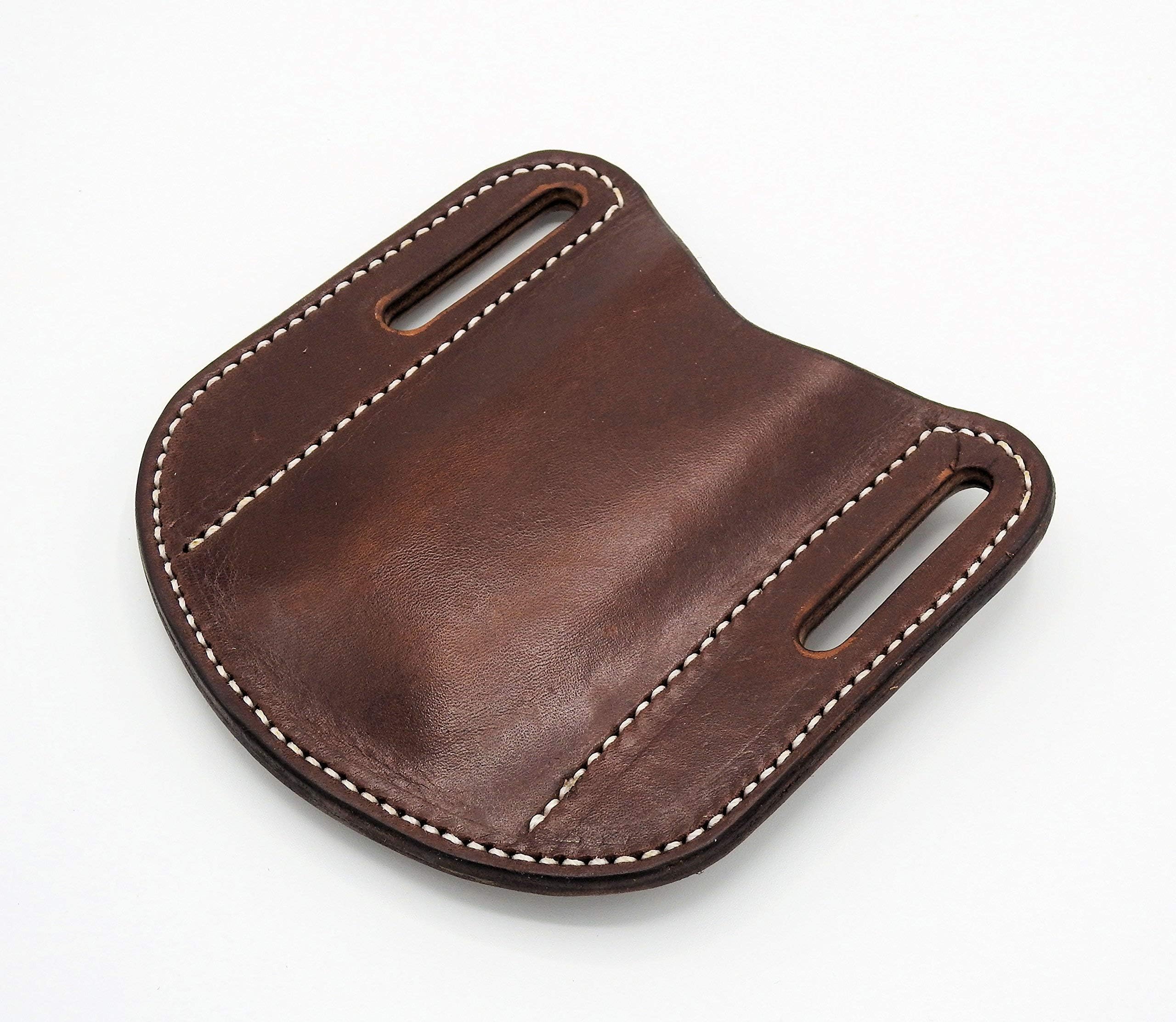 Multitool Leather Sheath Case Holster Fits Leatherman Surge and Super Tool 300 and Gerber Center Drive and Diesel-Brown