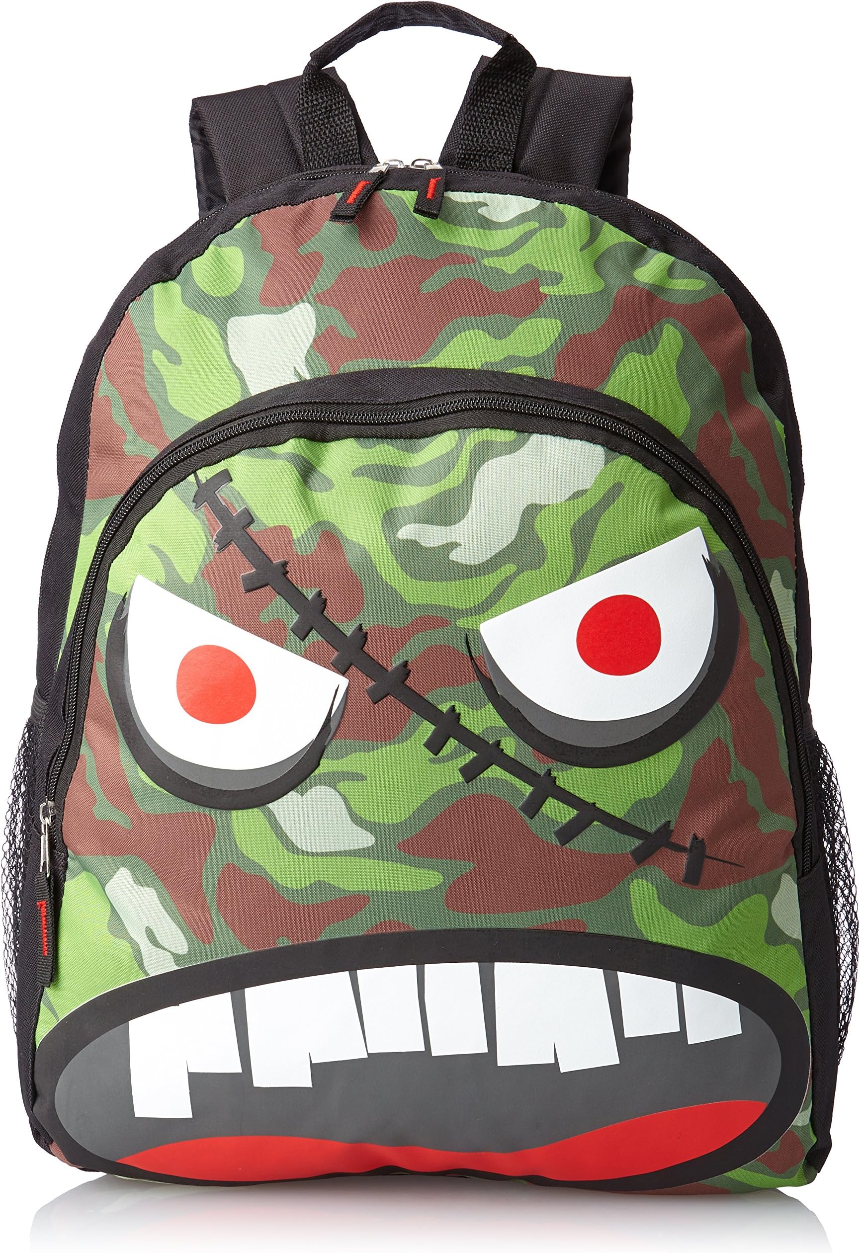 Mystic Apparel Monster Backpack, Camo, One Size