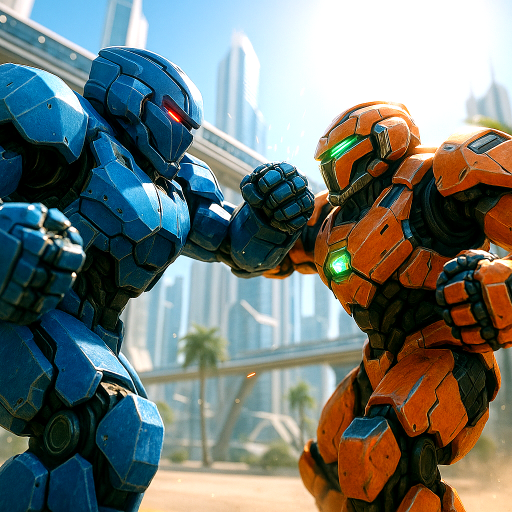 Draw and Fight Robot Line Combat Robot Puzzle Game