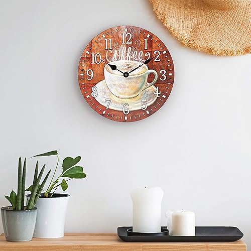 Miniatura 6 de La Crosse Clock 404-2631C-INT Reloj de pared analógico de cuarzo redondo de 12 pulgadas