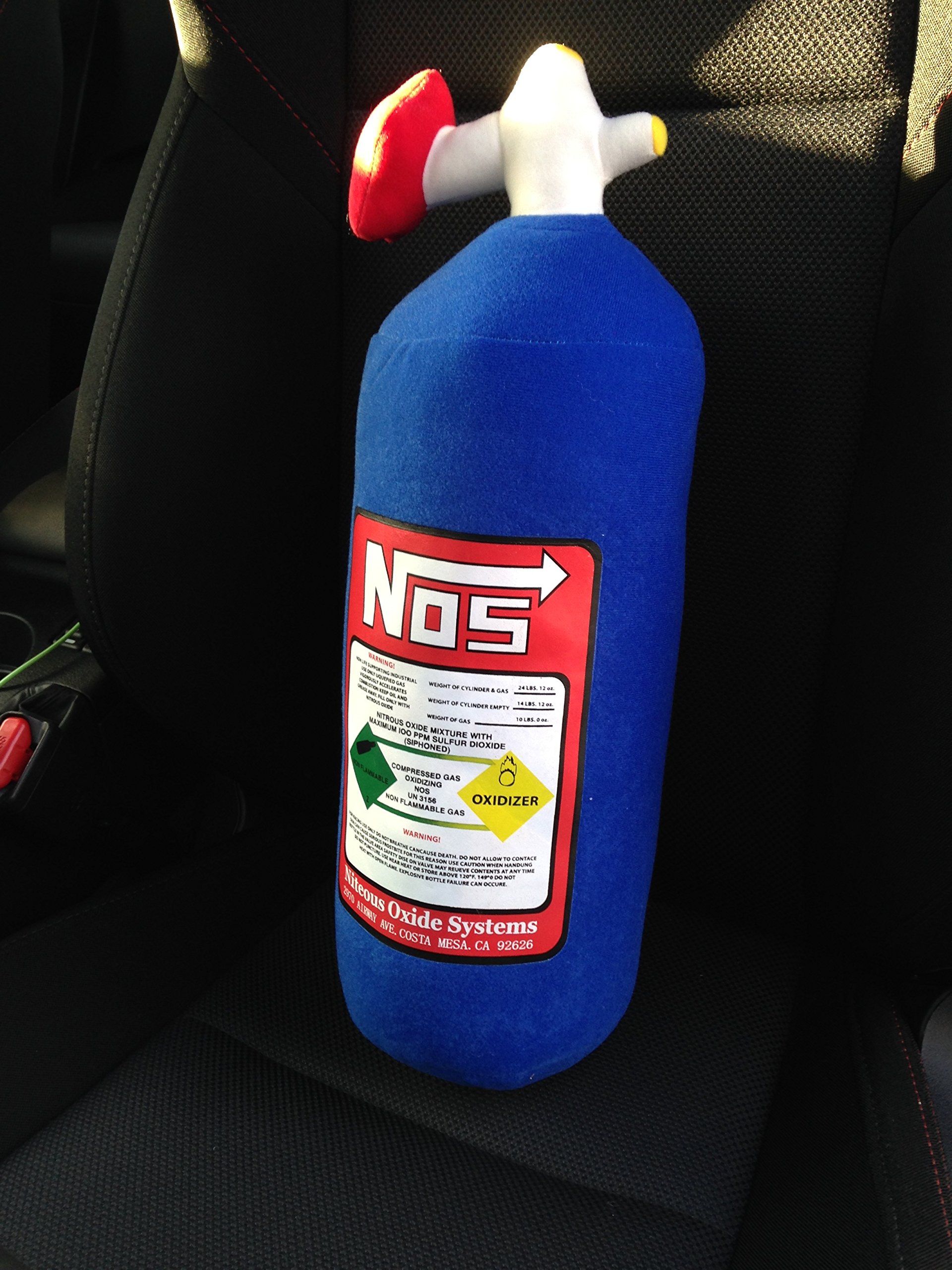 NOS Nitrous Oxide Bottle Tank Pillow Cushion Toy/ Gift/ Home Decor