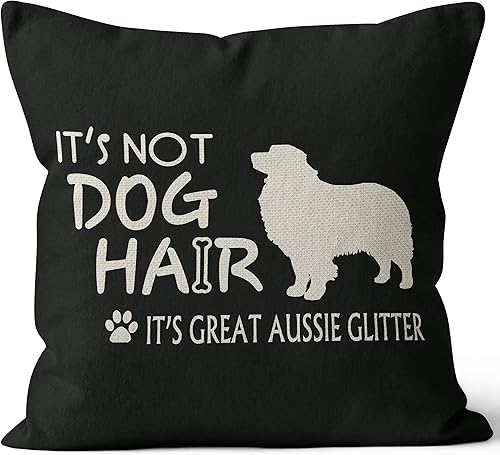 Fundas de Almohada de Pastor Australiano - Regalos de Pastor Australiano, Funda de Almohada Decorativa para Perros 18x18 Pulgadas, Regalos Aussie