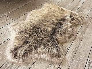 Free Shape Luxury Soft Fluffy Shag Area Rug Single 2’x3’, 60x90cm - Vega...