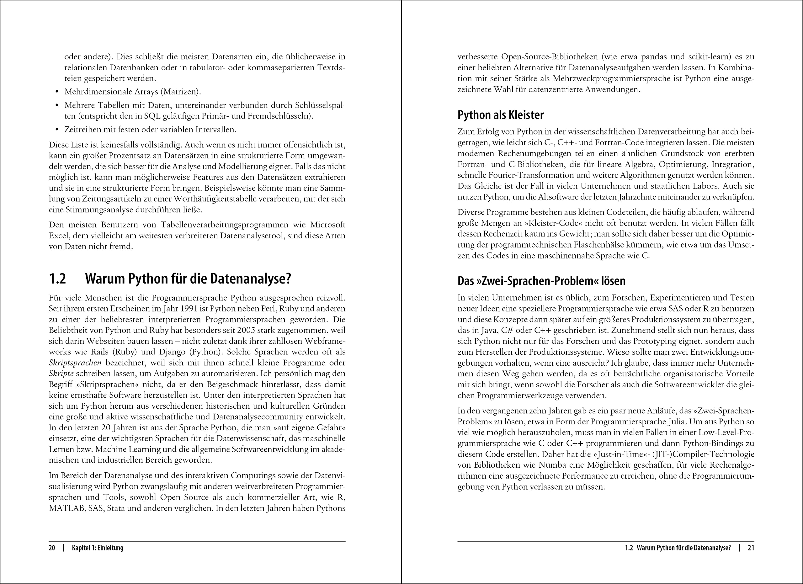Datenanalyse mit Python: Auswertung von Daten mit pandas, NumPy und Jupyter (Animals)