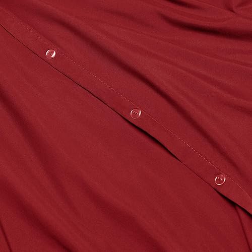 Miniatura 3 de Nestl Juego de funda de edredón y sábanas de 7 piezas, incluye funda de edredón, sábana encimera, sábanas bajeras, 2 fundas de almohada y 2 fundas