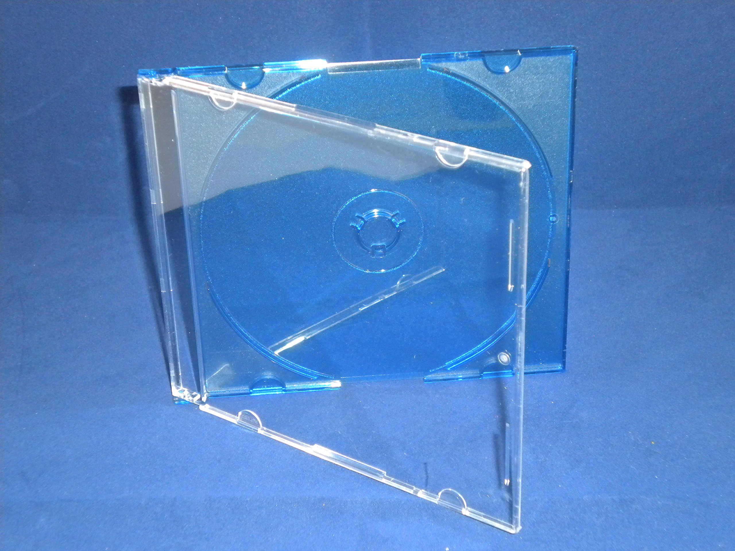 Dragon Trading® - Estuche delgado para CD/DVD (5,2 mm, varios colores, 50 unidades)