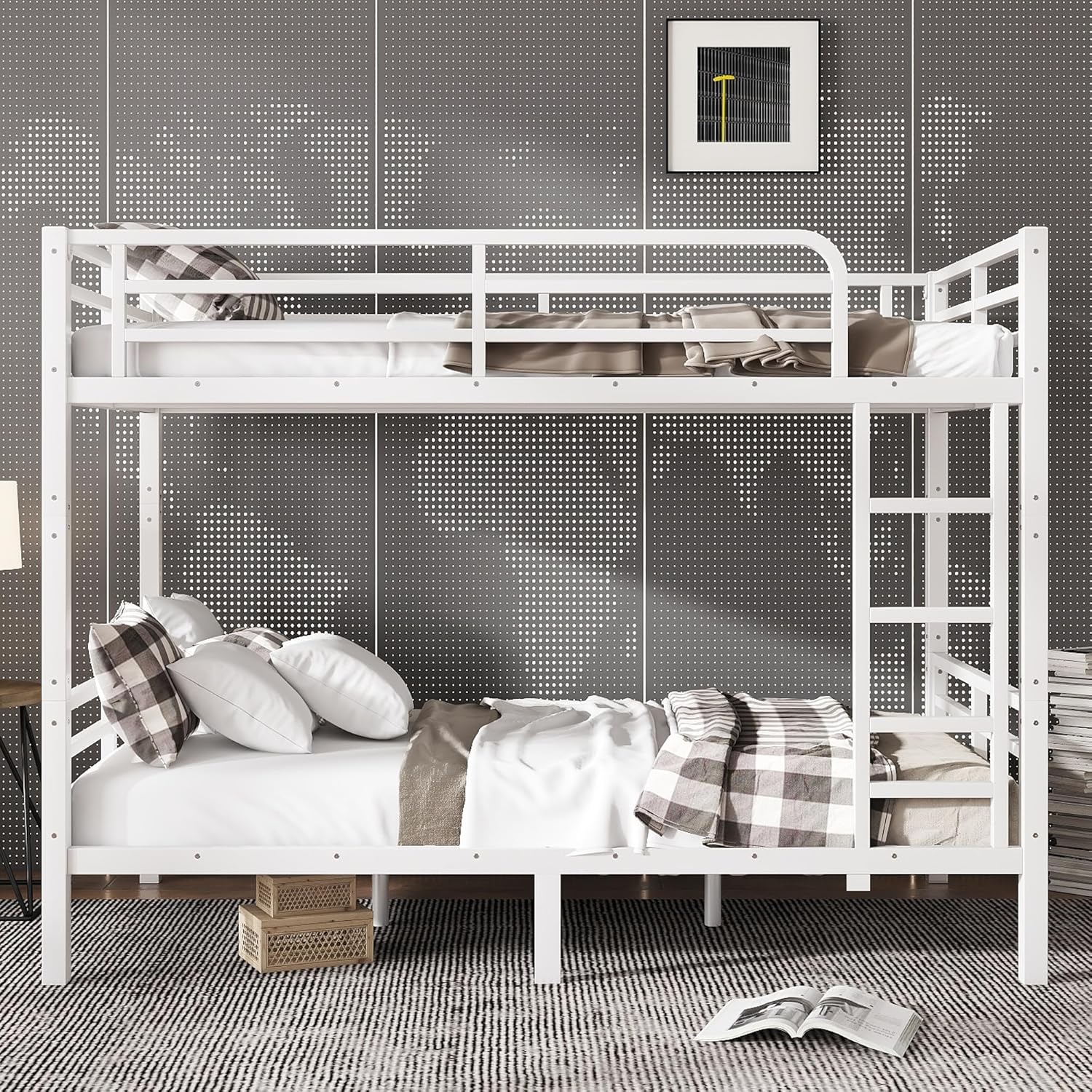 Arall view of the Bellemave Twin XL Over Twin XL Bunk Bed