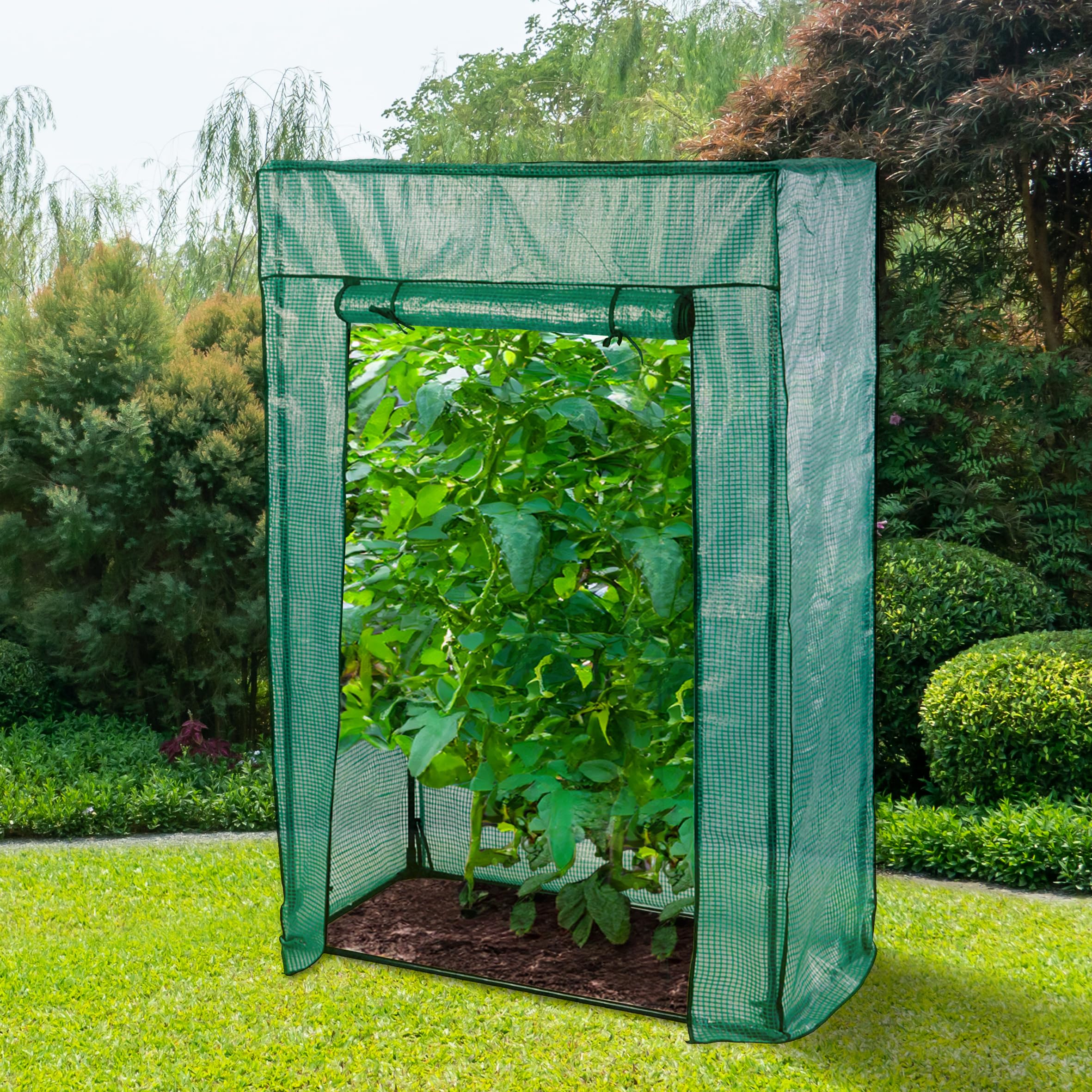 zelt für tomaten Spetebo Treibhaus in grün mit Metallrahmen - 150 x 100 cm - Garten Folien Gewächshaus Obst und Gemüse Sizes:44.5 ATN PS31-3W Gen 3 Köderboxen
