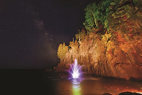 Kasco 1Hp J Series Aerating Pond Fountain W/Led Composite Lighting – 120V, 100 Ft Power Cord – 4400Jf100, Led3C11-100 #TOP3
