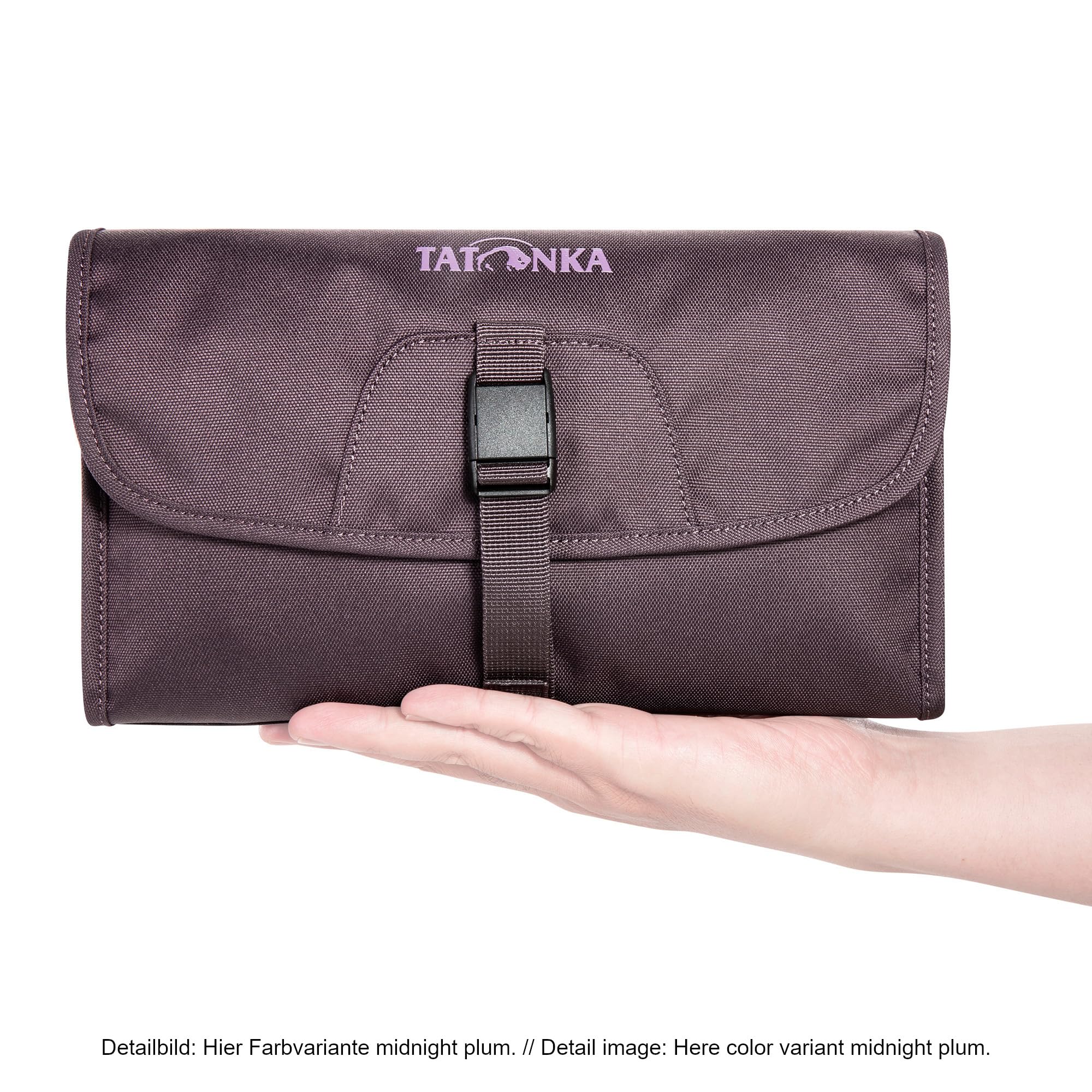 Tatonka Small Travelcare Kulturbeutel - Flache Waschtasche zum Aufhängen mit Fächern und Spiegel (Packung mit 2)