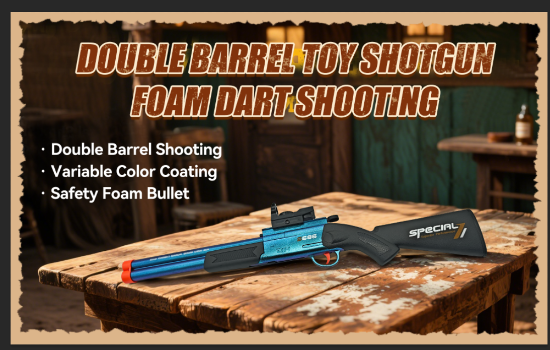 Amazon.com: Realistic Toy Shotgun Suitable for Nerf Gun's Dart