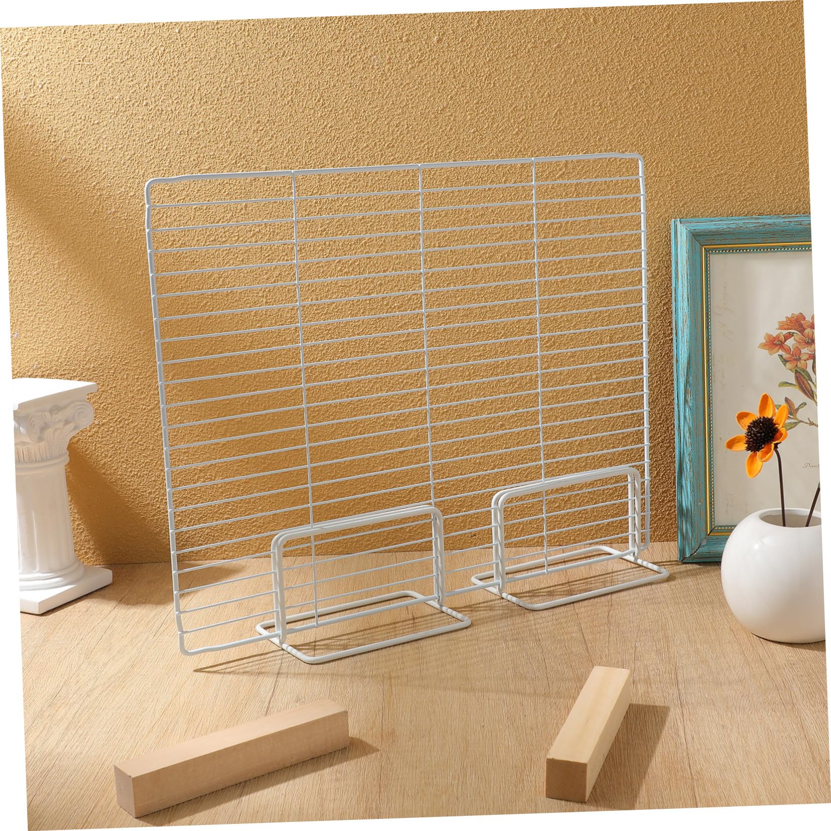 PACKOVE Gefrierschrank Trenngitter aus Eisendraht 35x46cm für Kühlschrank und Gefriertruhe als Regaltrenner zur Effizienten Lebensmittellagerung und Platzersparnis