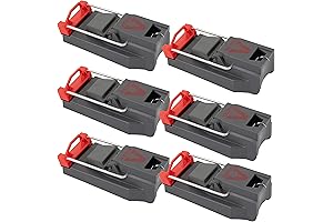 Victor M123SSR Quick-Kill Easy-Set Reusable Mouse Traps for Outdoor Home Use (6-Pack)