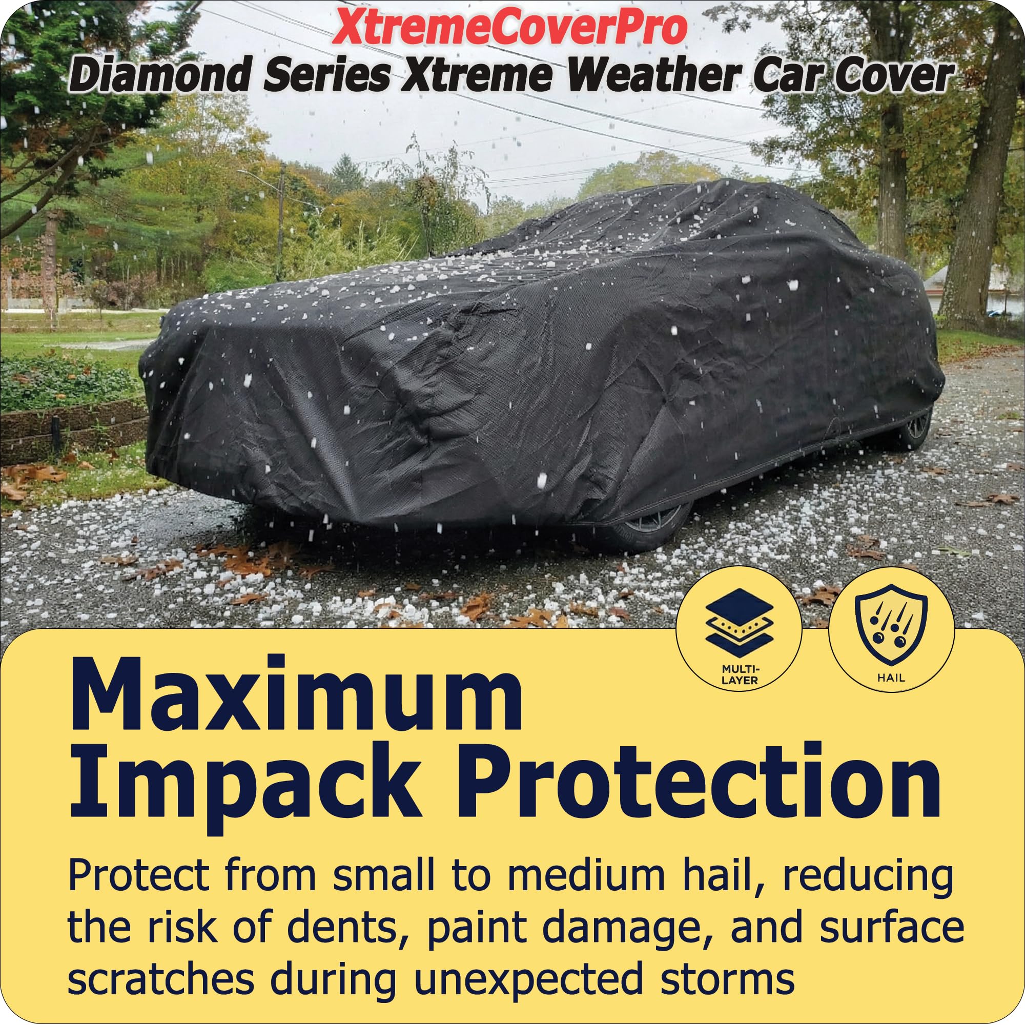 XTREMECOVERPRO Car Cover Fits 2017 2018 2019 2020 2021 Lincoln Mkx Diamond Series Black : כלי רכב