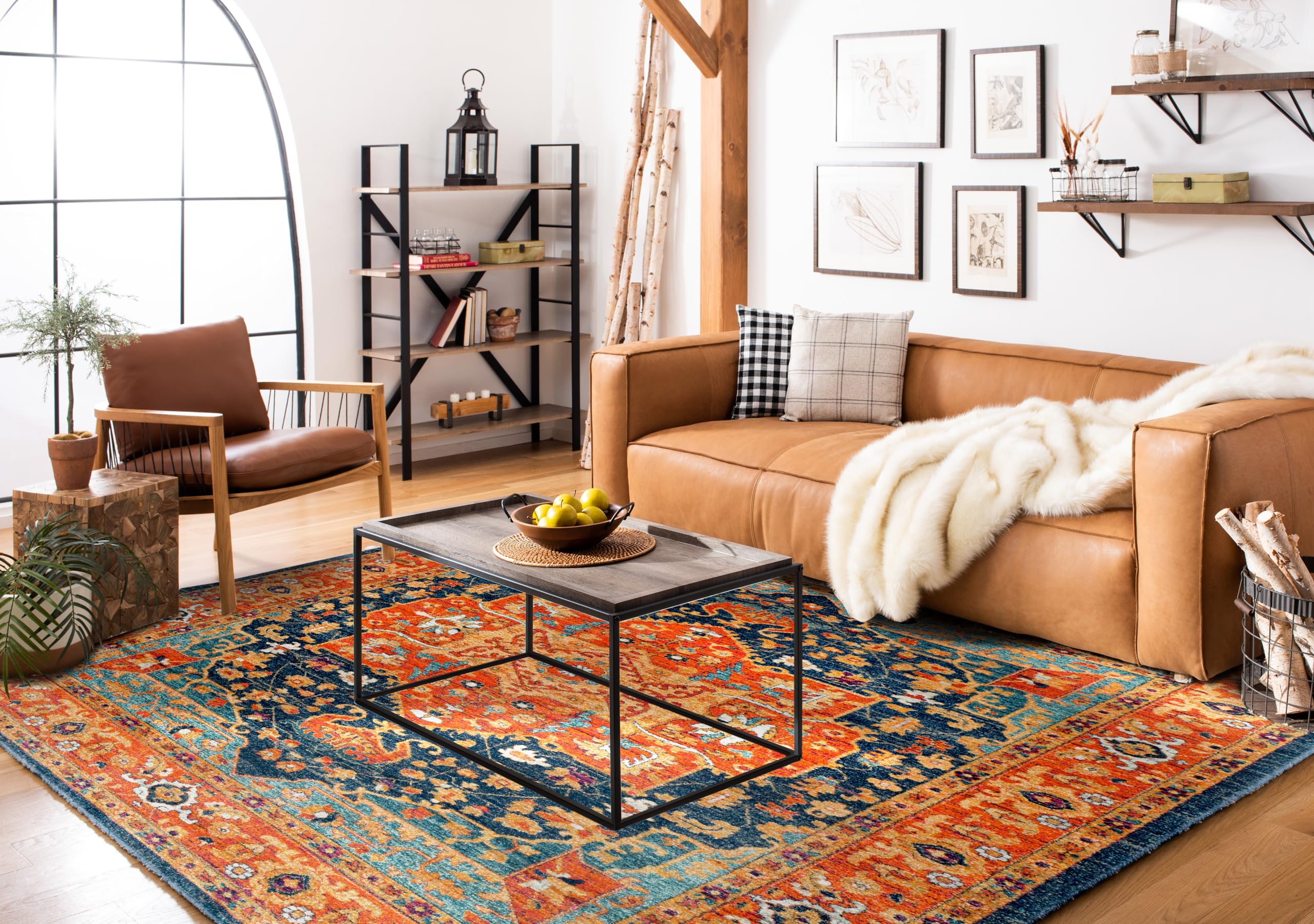 Amazon.com: SAFAVIEH Evoke Collection Area Rug - 9' x 12', Blue
