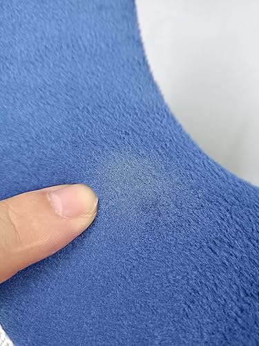 Miniatura 3 de Funda de asiento de inodoro suave para baño, 2 piezas, con asa, suave, más gruesa, lavable, se adapta a todos los asientos de inodoro ovalados (gris)