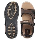 FUEL 2112-04 Anti-Skid Flexible & Breathable Casual Sports Outdoor Sandals & Floaters for Men (Brown-9UK) gallery image