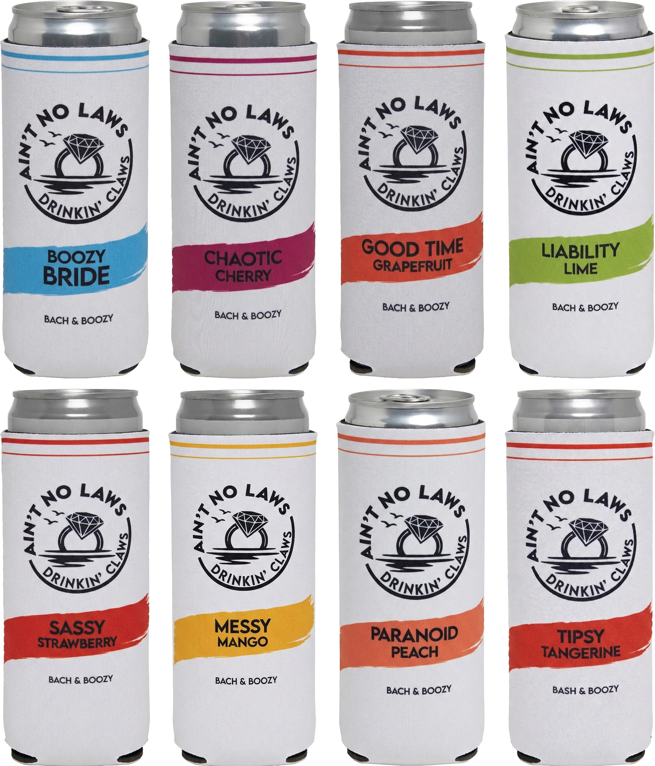 Slim Can Cooler - Ain't No Laws - 8 Pack