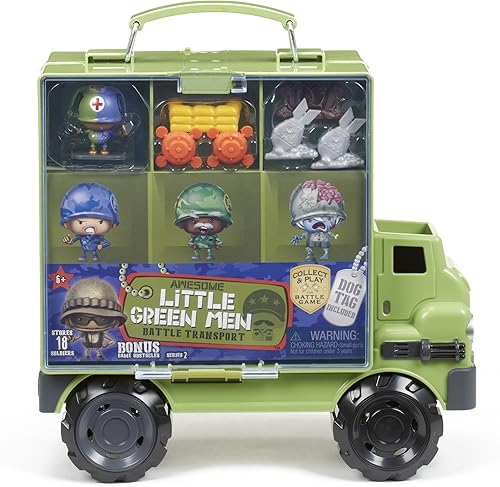 Impresionante figura de acción de transporte de batalla de Little Green Men