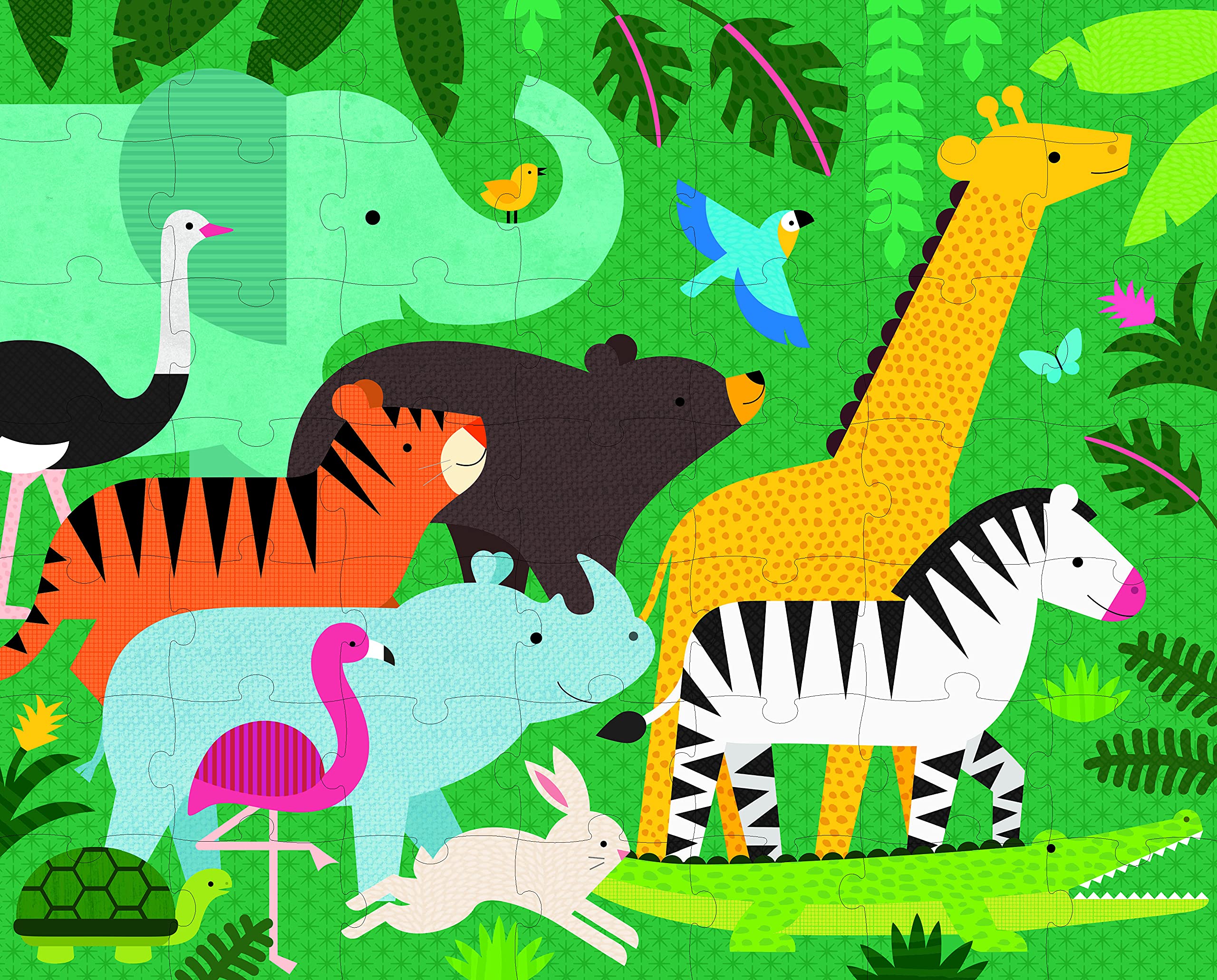 Jigsaw Puz 2 Sided Animal Menagerie - Image 2