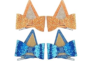 Adorable Blue Ears Hair Clips: A Tail-tastic Treat for Any Occasion