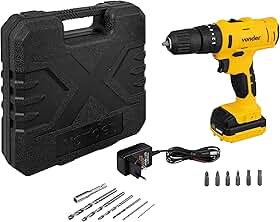 Parafusadeira/Furadeira Com Impacto A Bateria, 12 V, Fonte Bivolt Automática, Pfv 120i Vonder.