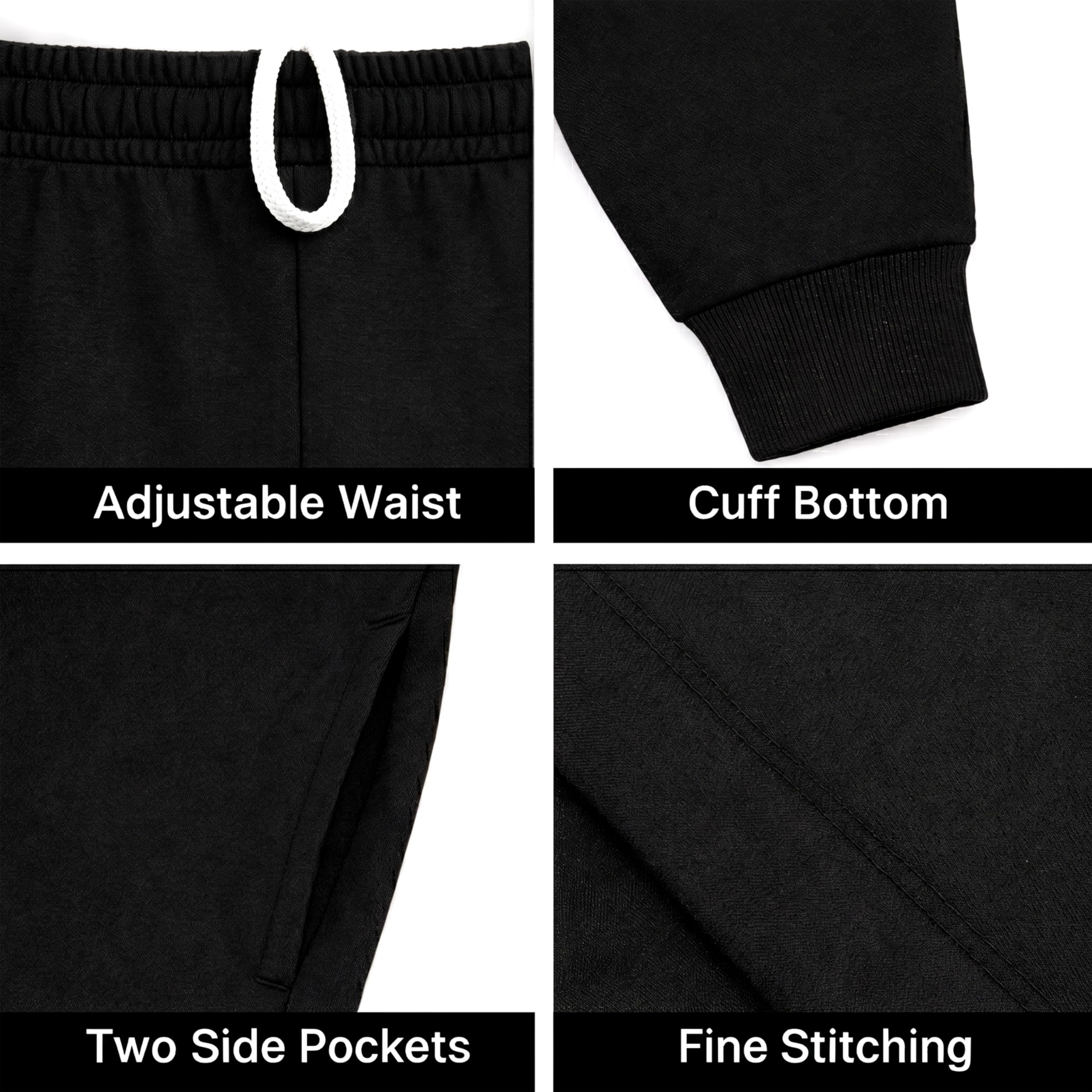 KHIM Jogging Trouser Tracksuit Bottom Pant Kids Unisex Girls Boys Activewear — view 2
