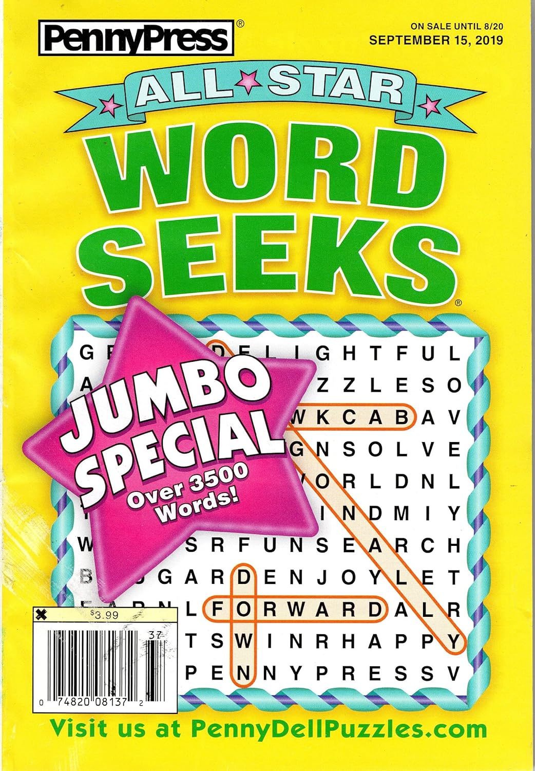 Penny Press Assorted Word Seek 4 Pack      Single Issue Magazine