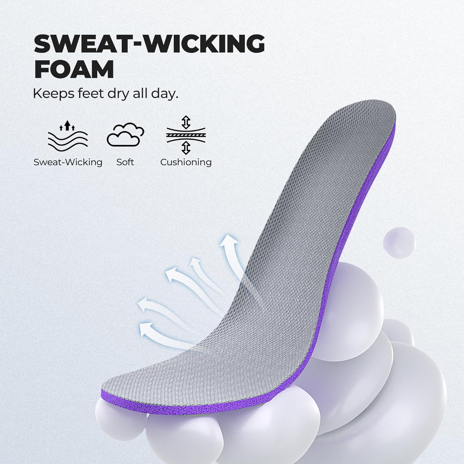 Women's Cushioning Walking Shoes Lightweight Non-Slip Breathable Comfortable Workout Tennis Running Jogging Gym Athletic ActiveAiry Fashion Sneakers - Image 7