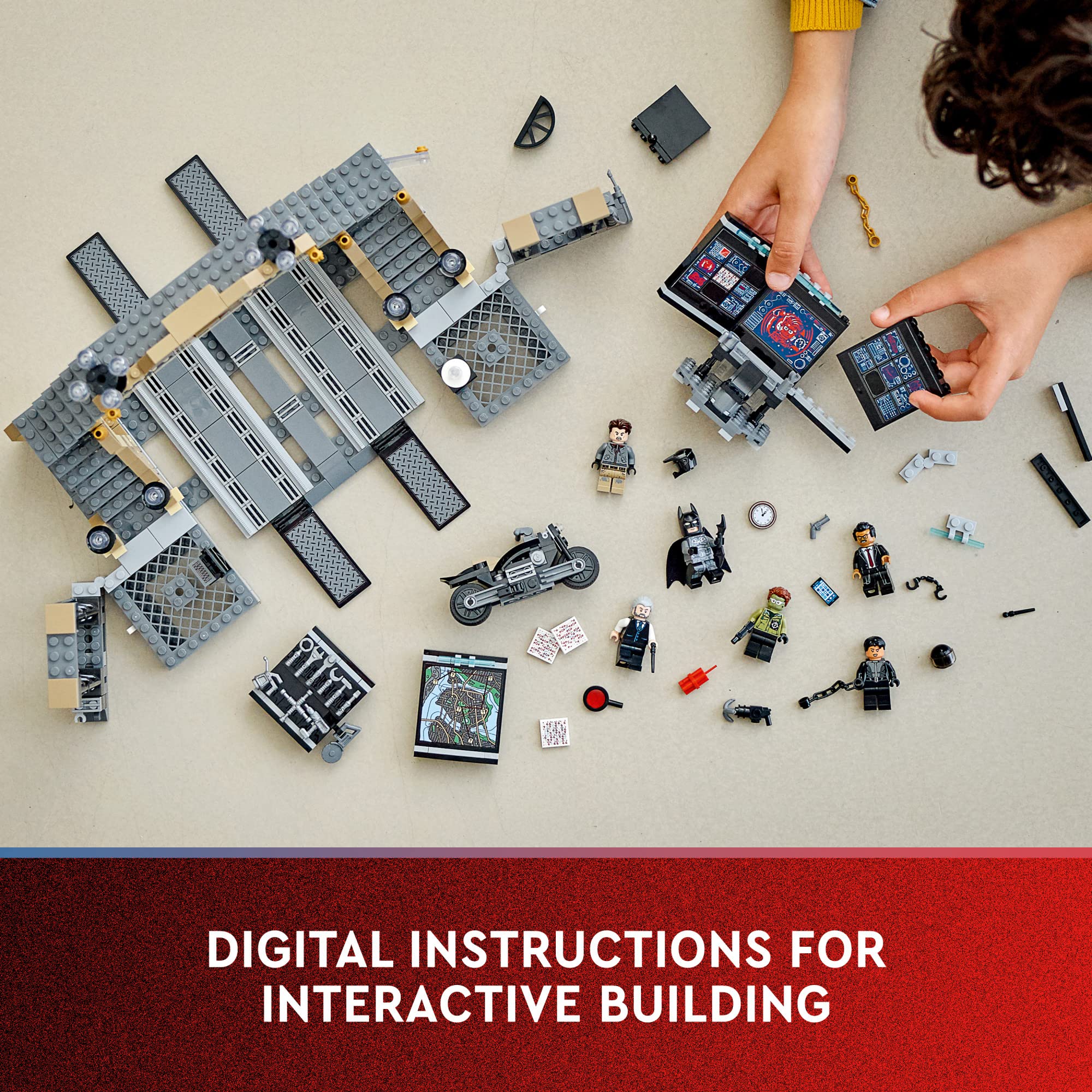 LEGO DC Batman Batcave: The Riddler Face-Off 76183 Building Kit; Cool ...