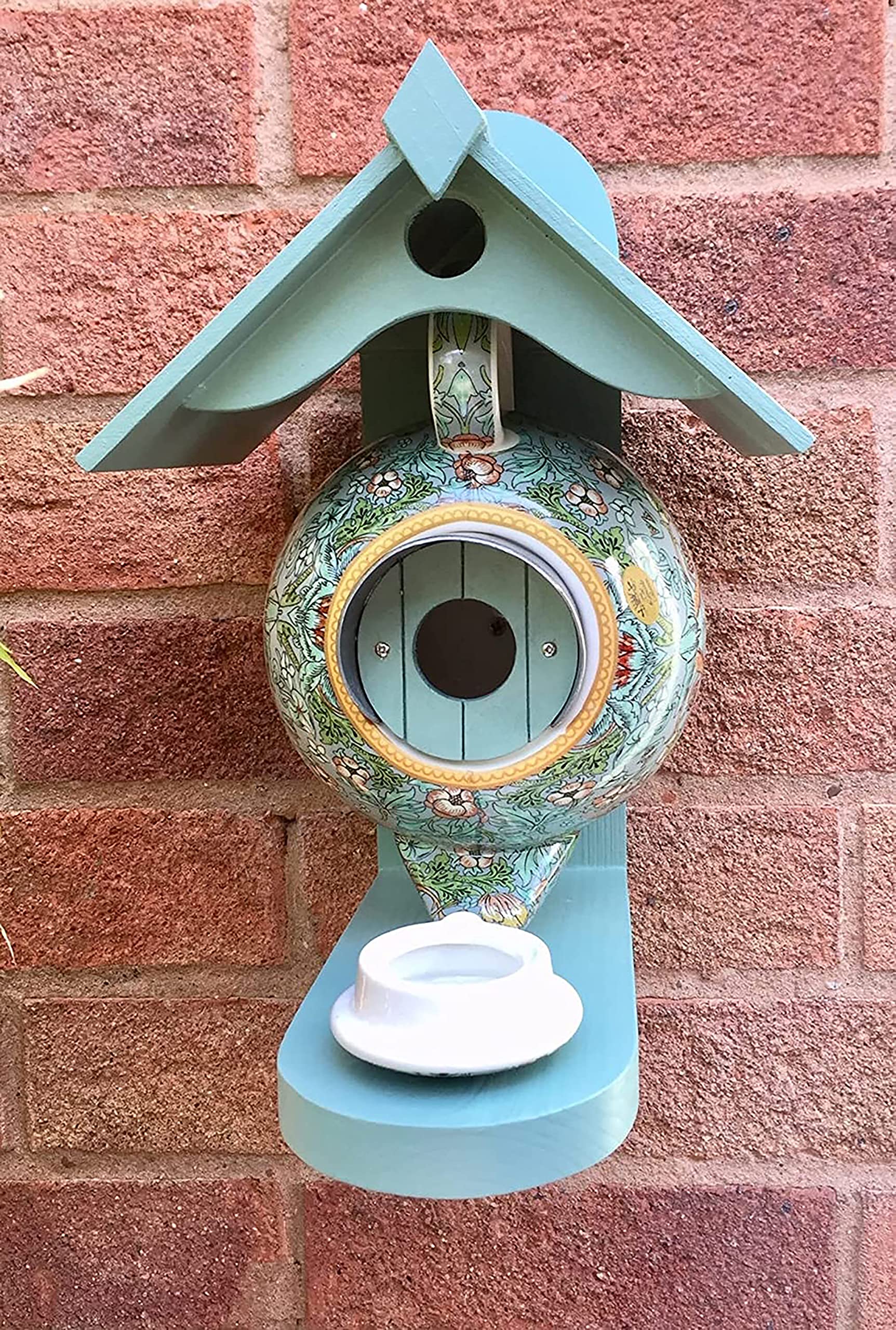 Houten vogelhuisje om buiten op te hangen, cadeau voor decoratieve vogels, boerderij, kolibrie, kardinalen, blauwe vogels en wilde vogels. Ngumms