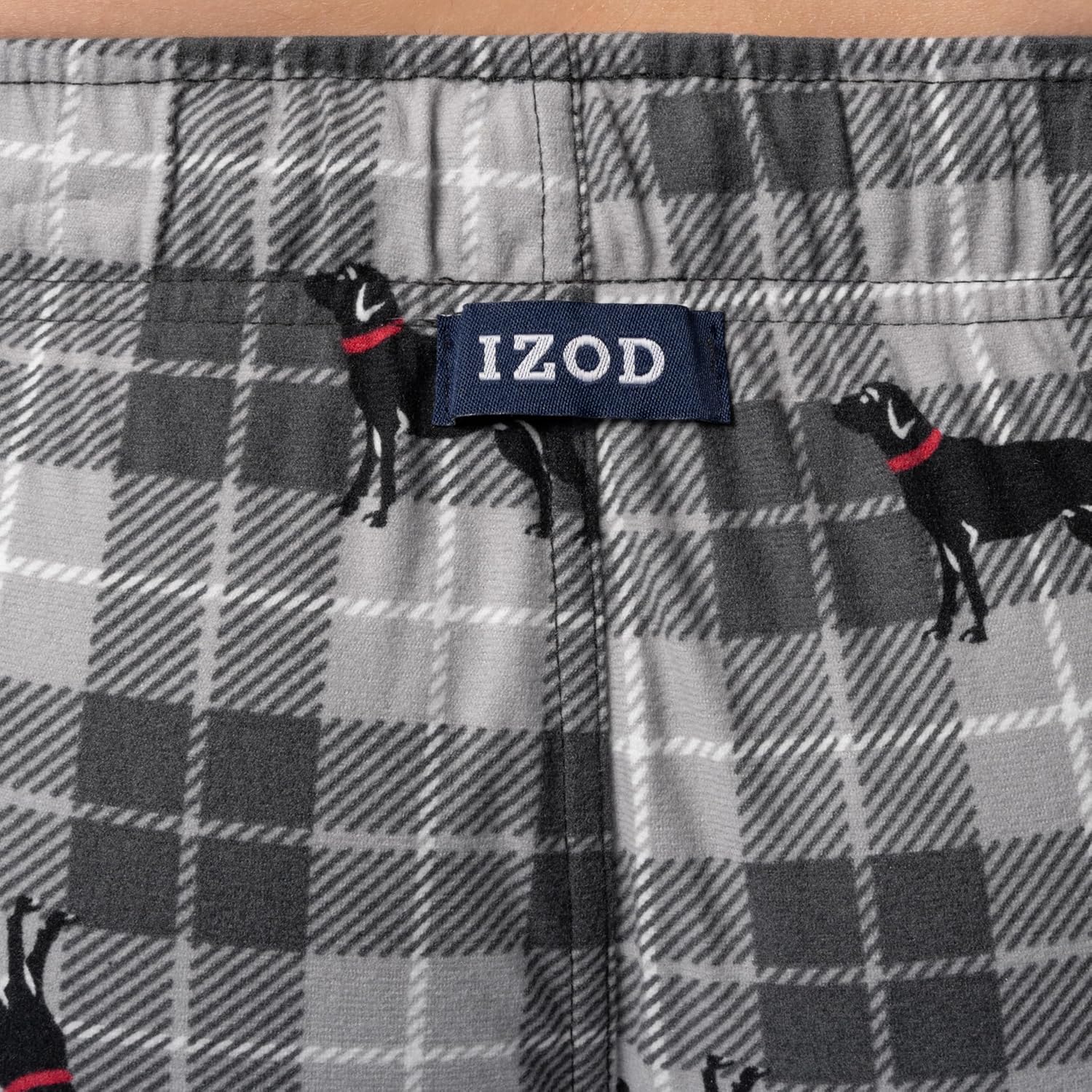 IZOD mens Flannel Fleece Sleep Pant - Image 5