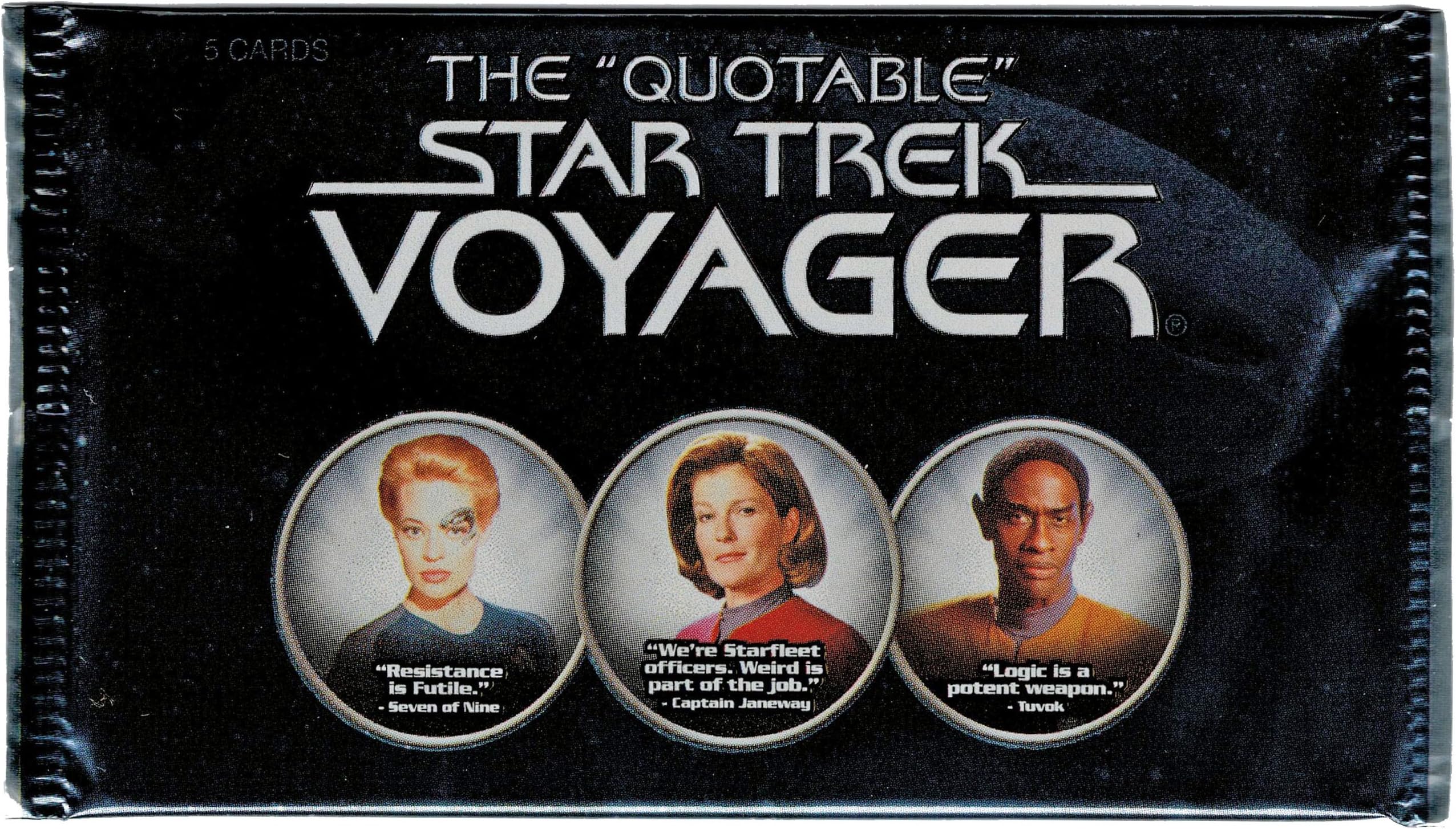 The Quotable Star Trek Voyager Factory Sealed Trading Card Pack