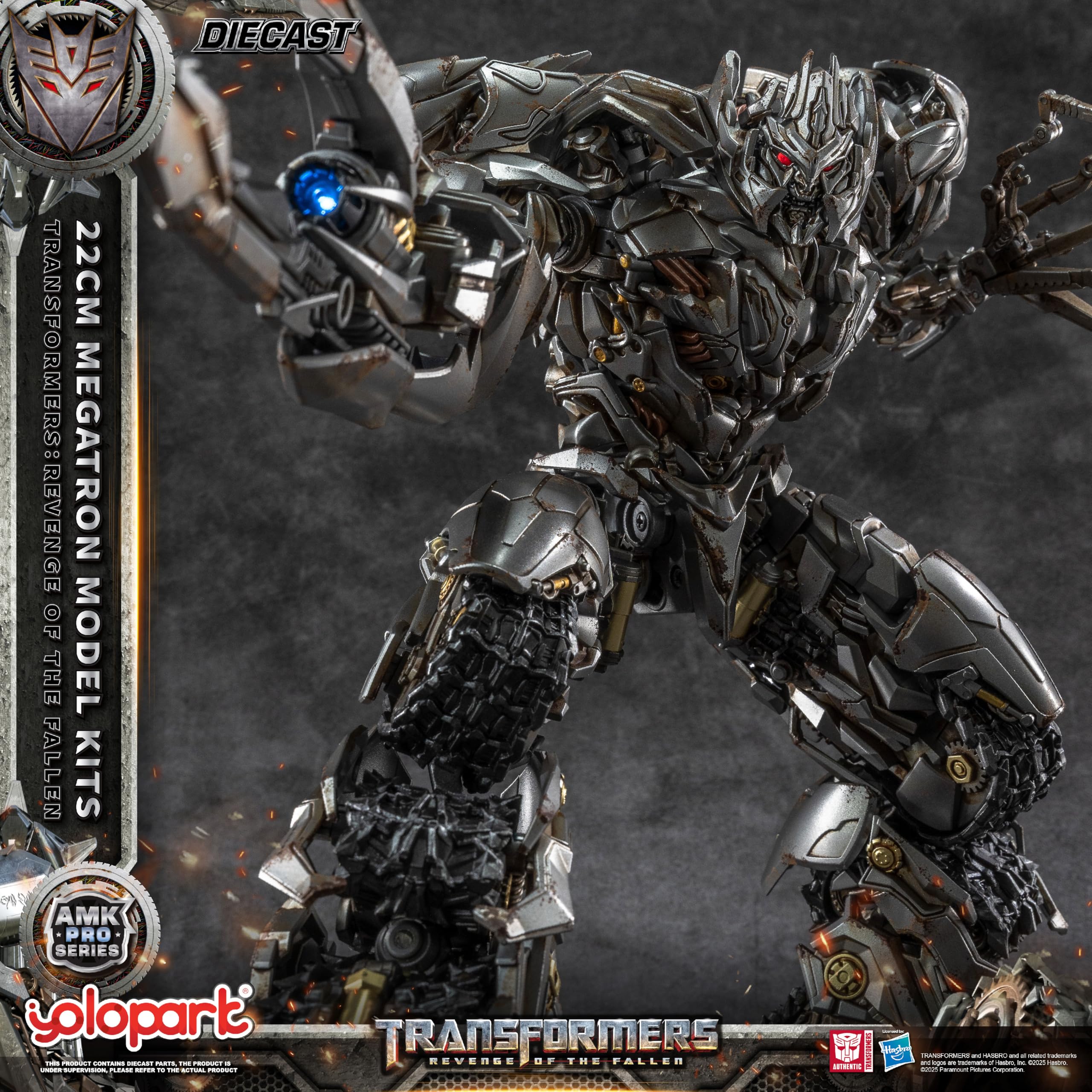 YOLOPARK Megatron Transformers Toys Revenge of The Fallen Action