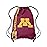 FOCO Minnesota Golden Gophers NCAA Big Logo Drawstring Backpack