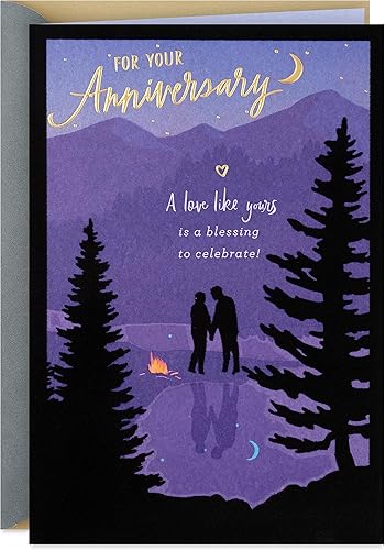 DaySpring - Tarjeta de aniversario religioso para pareja (Love Like Yours)