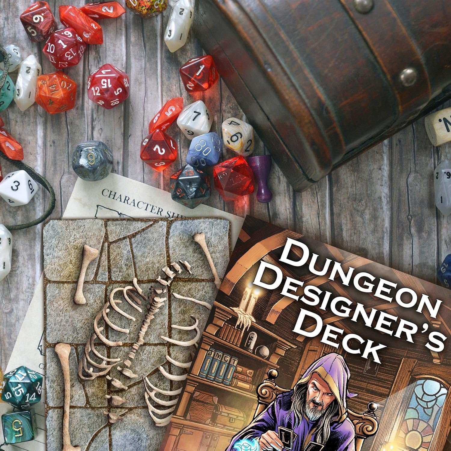Dungeon Designer’s Deck – 100 Fantasy RPG Map Cards to Deal Your Own Dungeon | Instant Adventure Builder for Tabletop Roleplaying Games | Age 14+