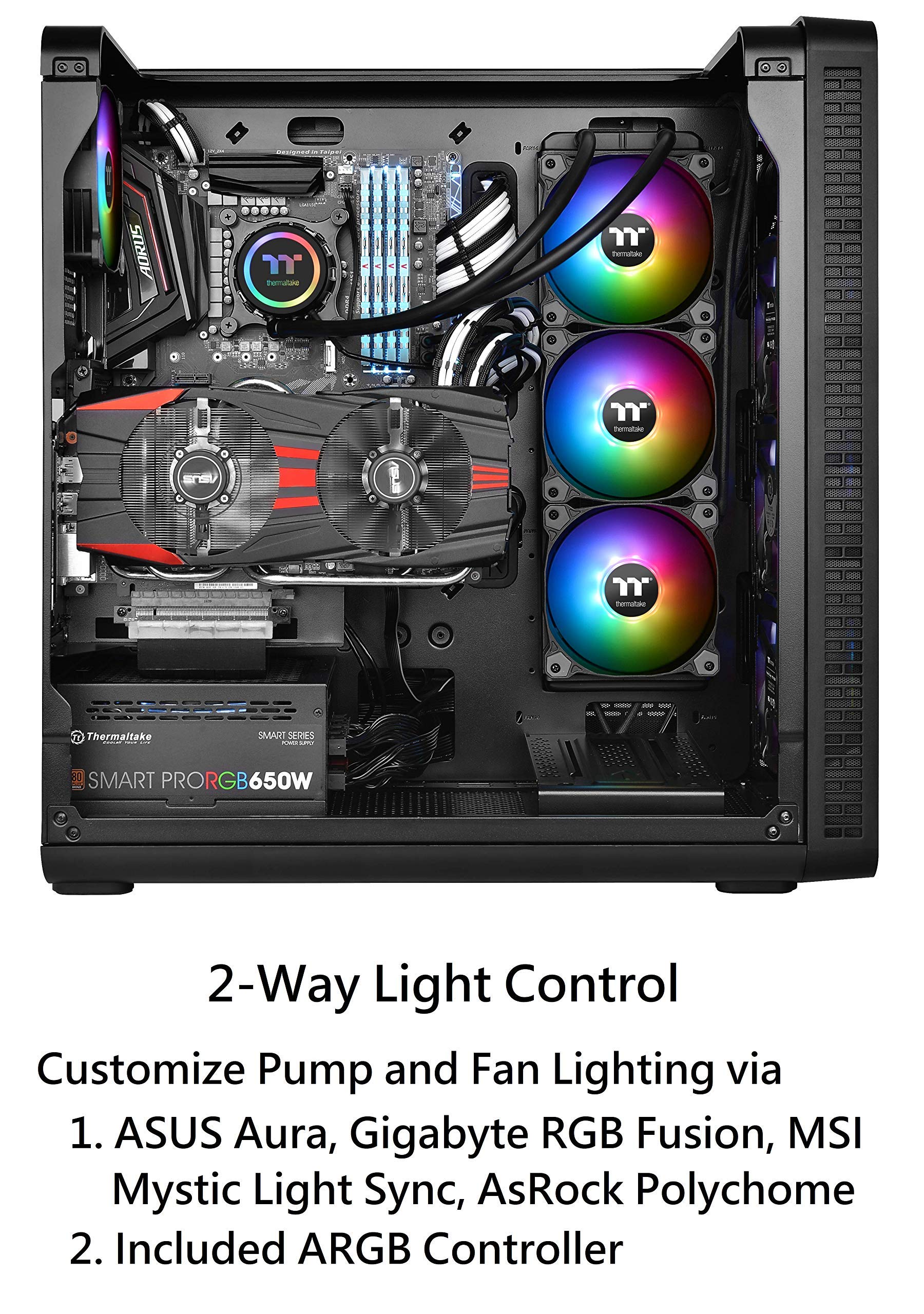 PCパーツ ASUS - Thermaltake Water 3.0 360 ARGB Sync Water 3.0 360 ARGB Sync