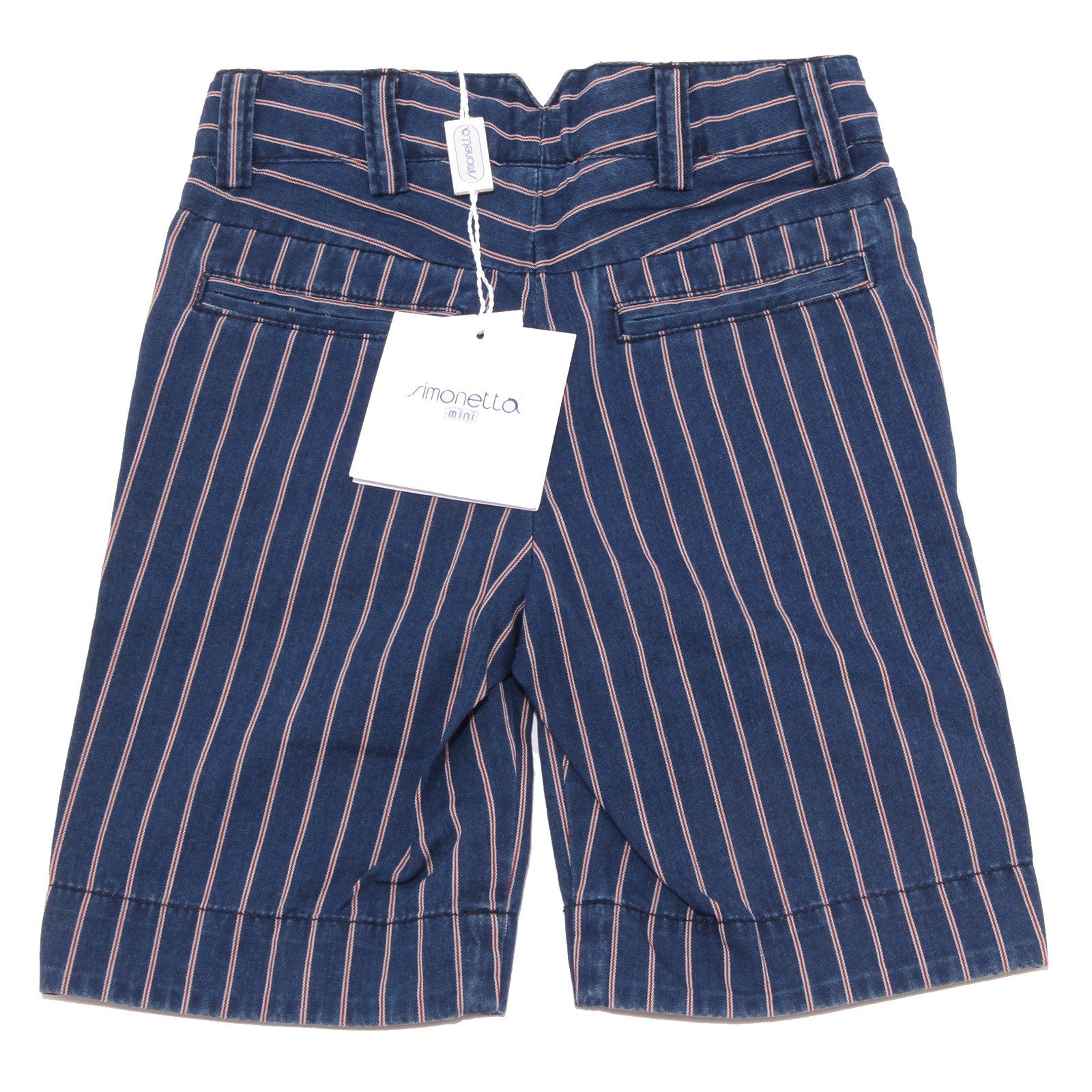 0458T bermuda bimbo rigato SIMONETTA cotone short pant kid