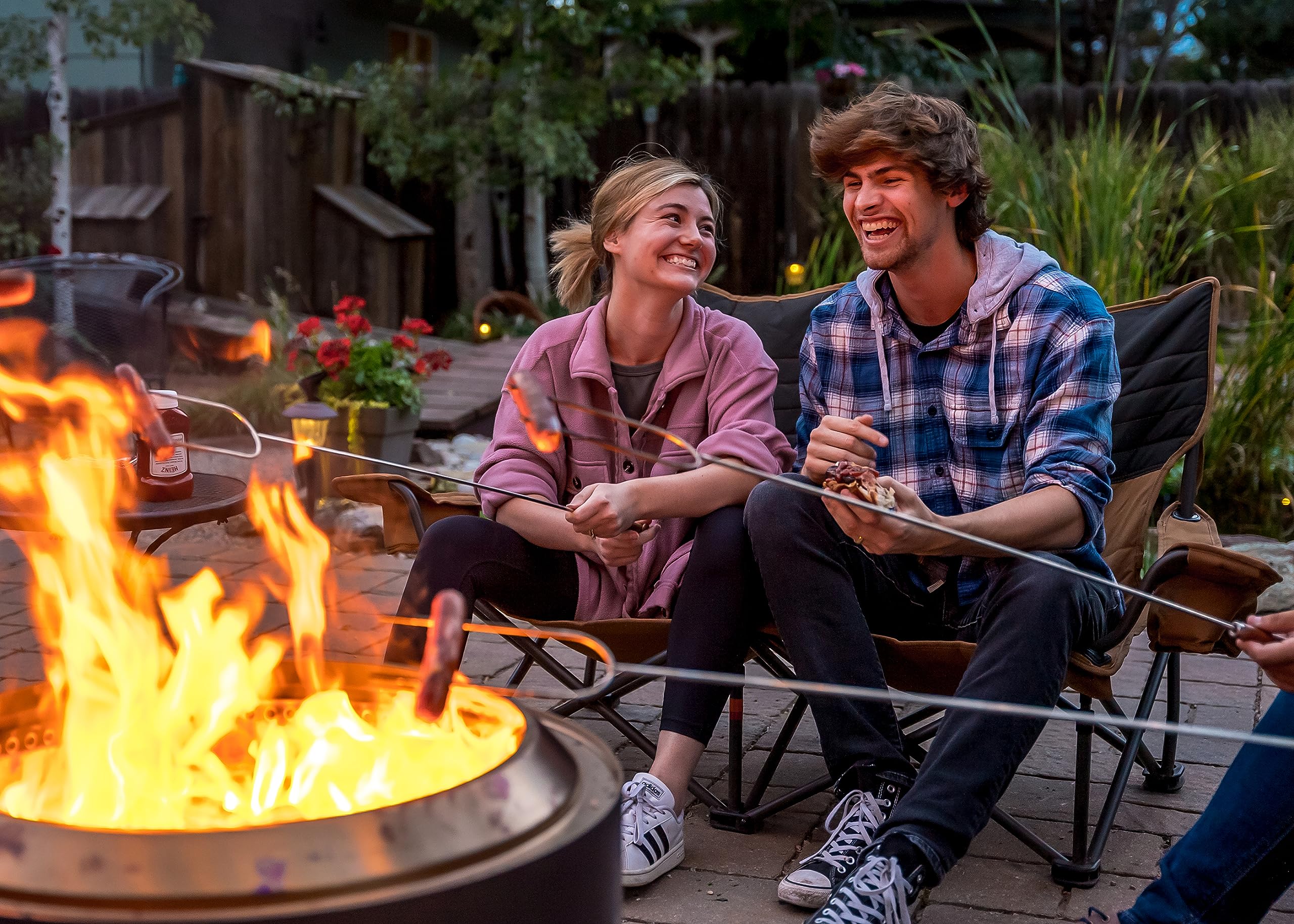 Solo Stove Brasero Bonfire et Support 2.0 | Brasero Portable de sans émission de fumée, Combustion Naturelle du Bois, avec bac à Cendres Amovible, Acier Inoxydable, 49,5 x 44,5 cm, 11,4kg, Gris